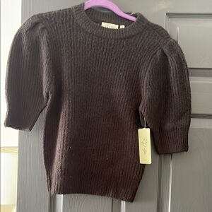 Cozy Brown Knit Sweater